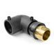Перехід ПЕ-Латунь 20х1/2" ЗР , PE100 SDR11 FOX AGZ020012 фото 2